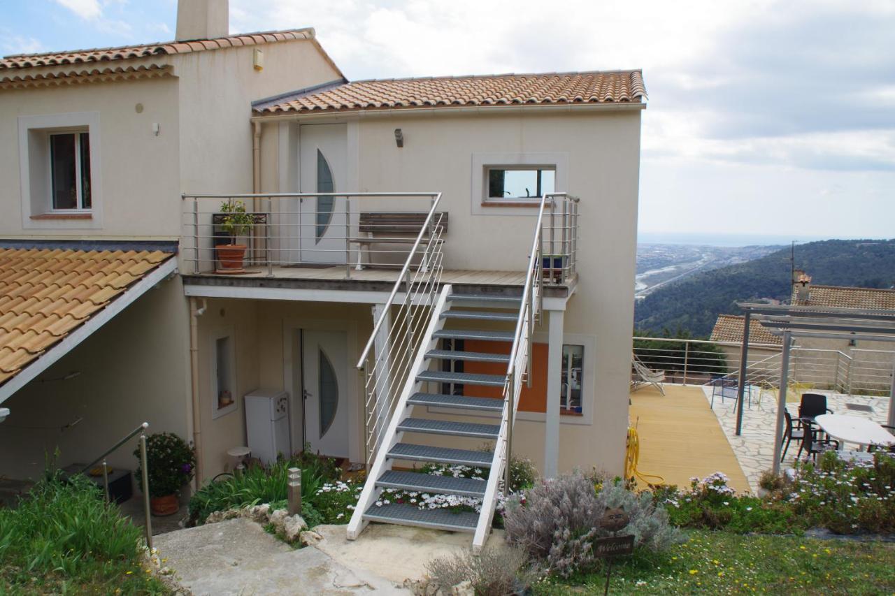 3 Pieces Dans Le Ciel Apartment Gattieres Luaran gambar