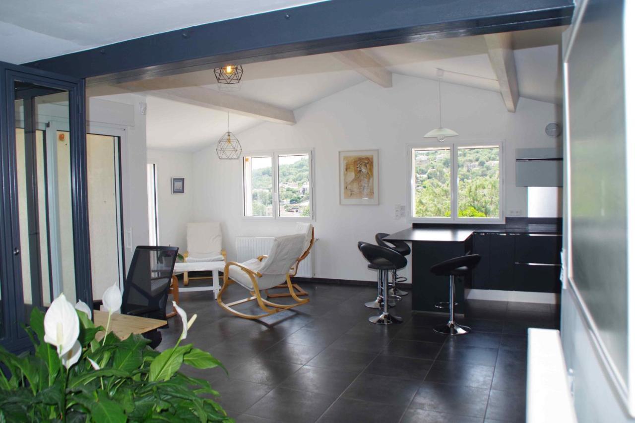 3 Pieces Dans Le Ciel Apartment Gattieres Luaran gambar